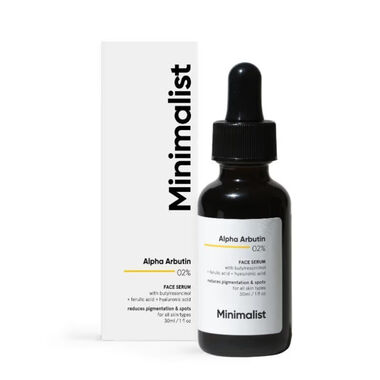 minimalist alpha arbutin 2% face serum